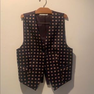 The Limited Navy Menswear Vest Size L
